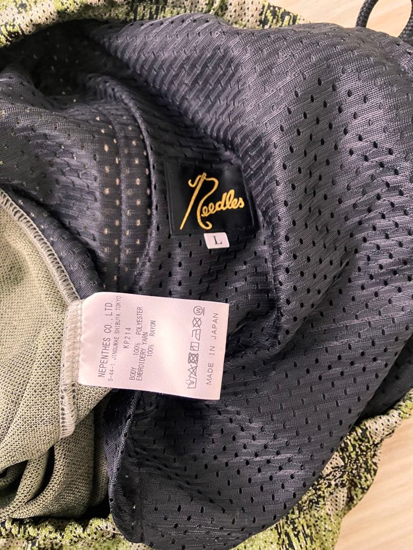 ニードルス needles ジップジャージ トラックパンツ 総柄