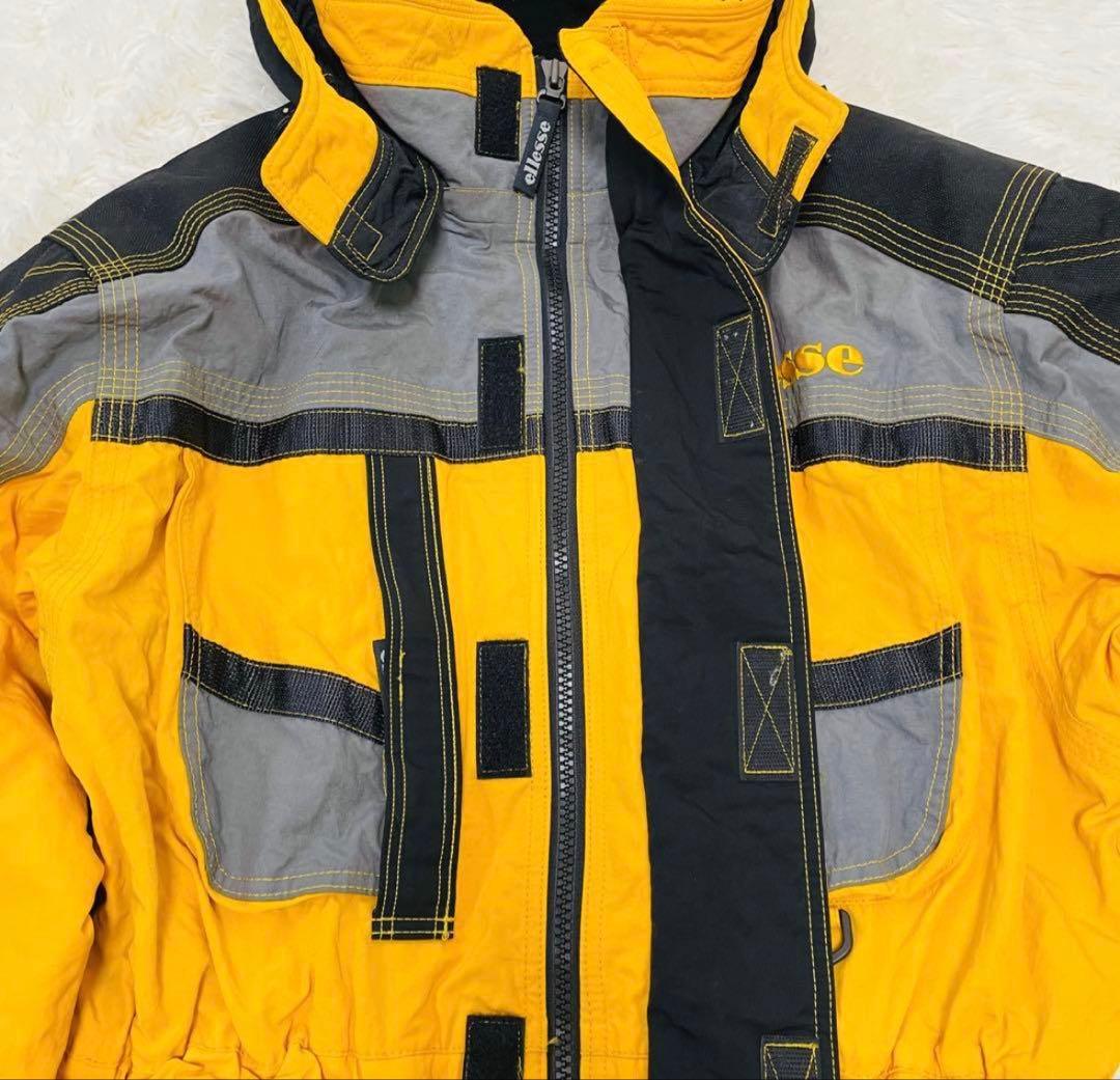 エレッセ スキーウェア 上下セット Lサイズ イエロー ゴールドウイン製