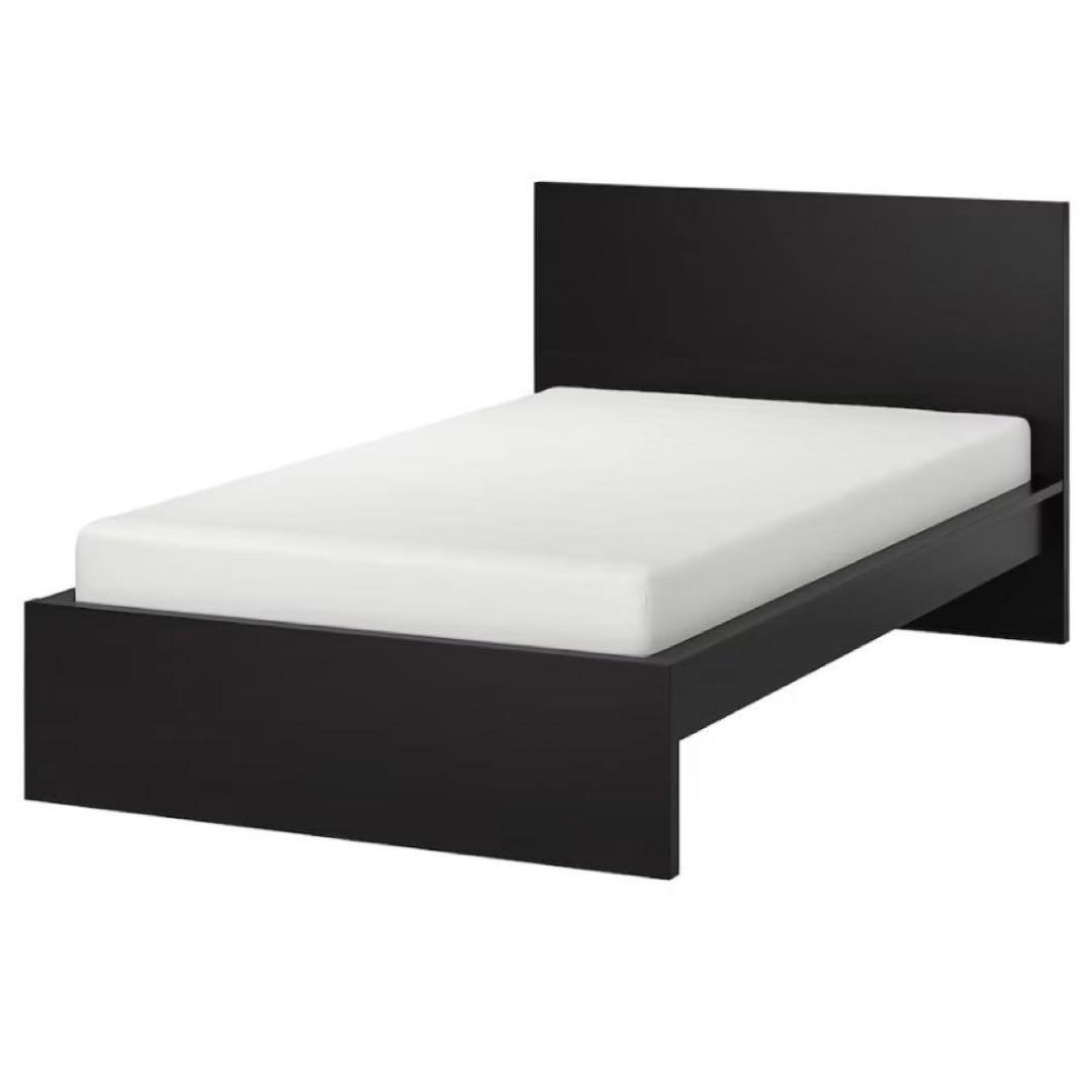 IKEA ベッドフレーム MALM 収納ボックス2個付き