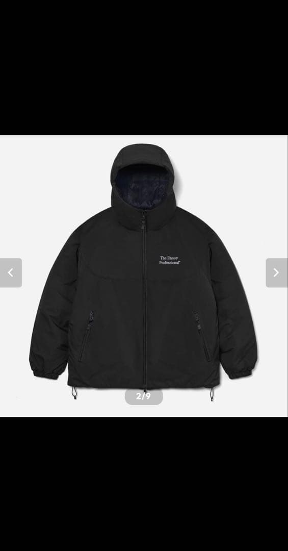 ennoy PADDED NYLON SET UP L ナイロン セットアップ