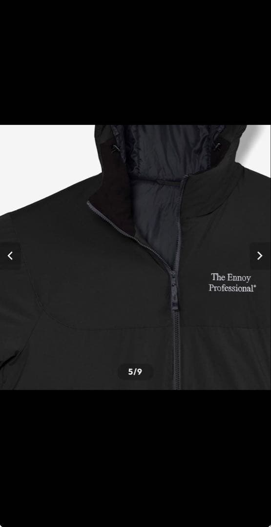 ennoy PADDED NYLON SET UP L ナイロン セットアップ