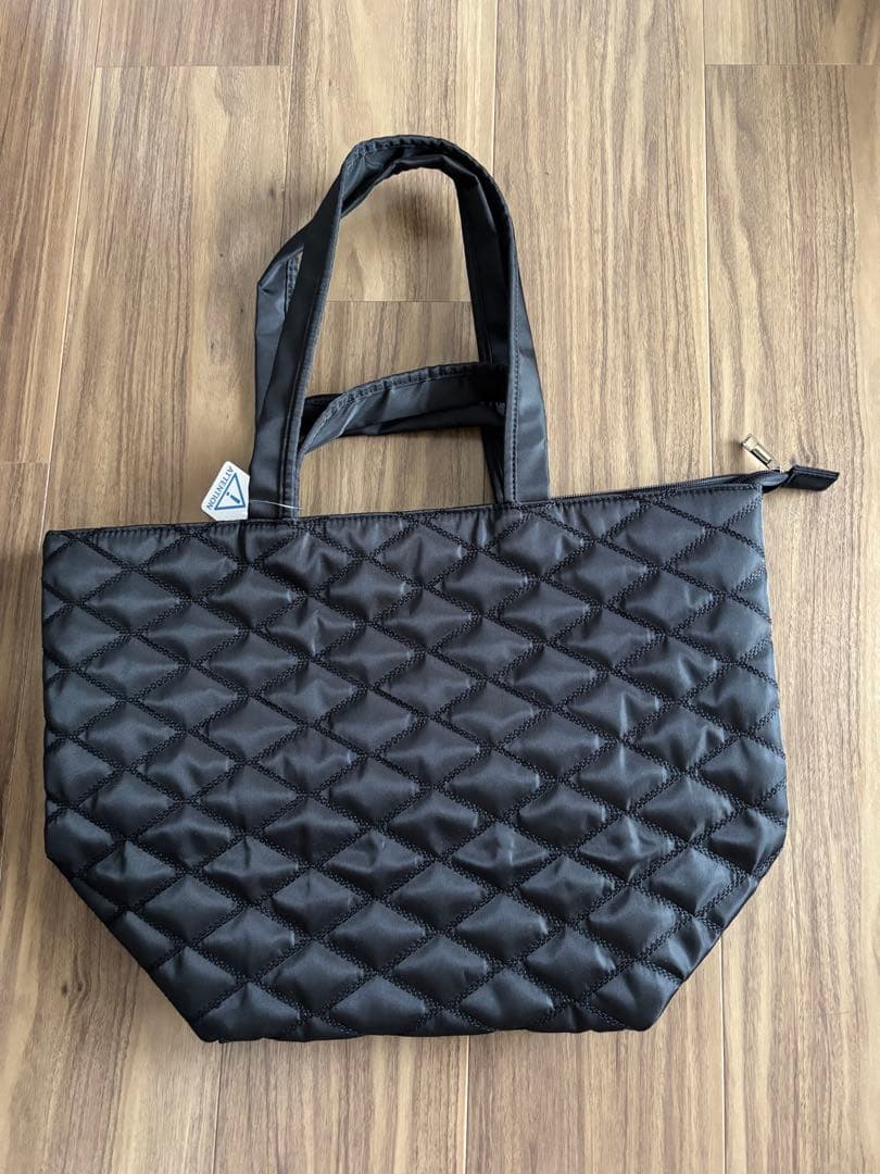 soleile ソレイル 撥水加工 2way ブラックトートバッグ