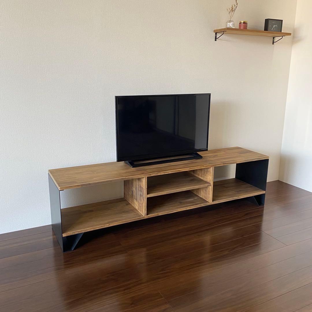 テレビ台／リビングボード(アイアン脚)