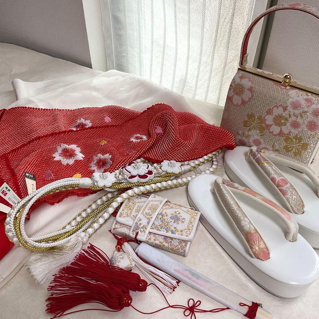 コロ助　No.53 七五三　7才　　正絹着物セット