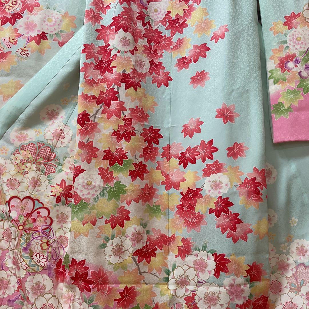 コロ助　No.53 七五三　7才　　正絹着物セット