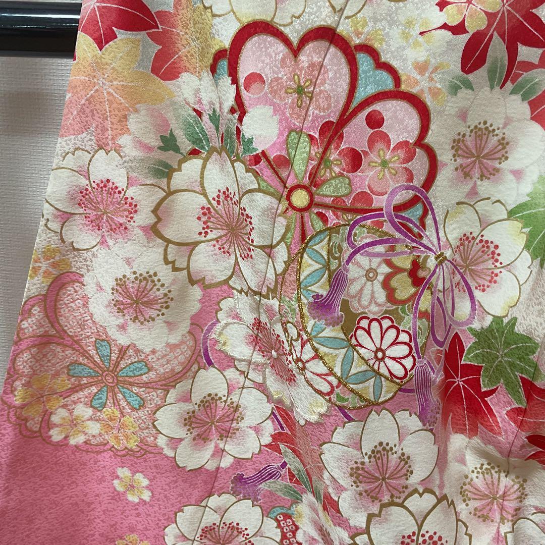 コロ助　No.53 七五三　7才　　正絹着物セット