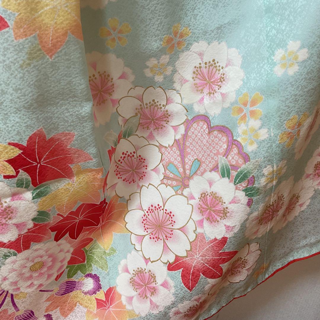 コロ助　No.53 七五三　7才　　正絹着物セット