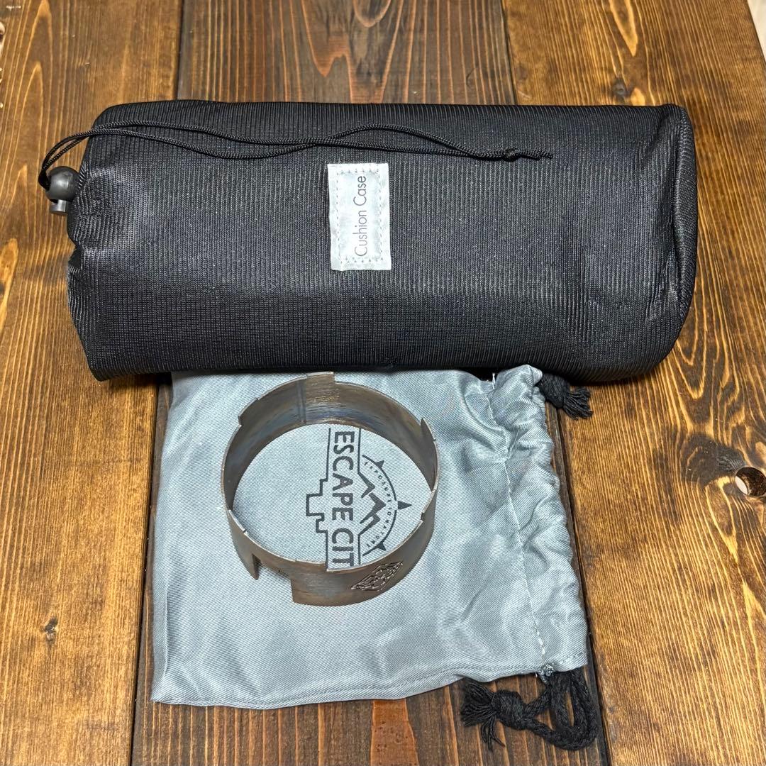 遮熱板風防付き★ peak  & CAMP バーナー (KH)