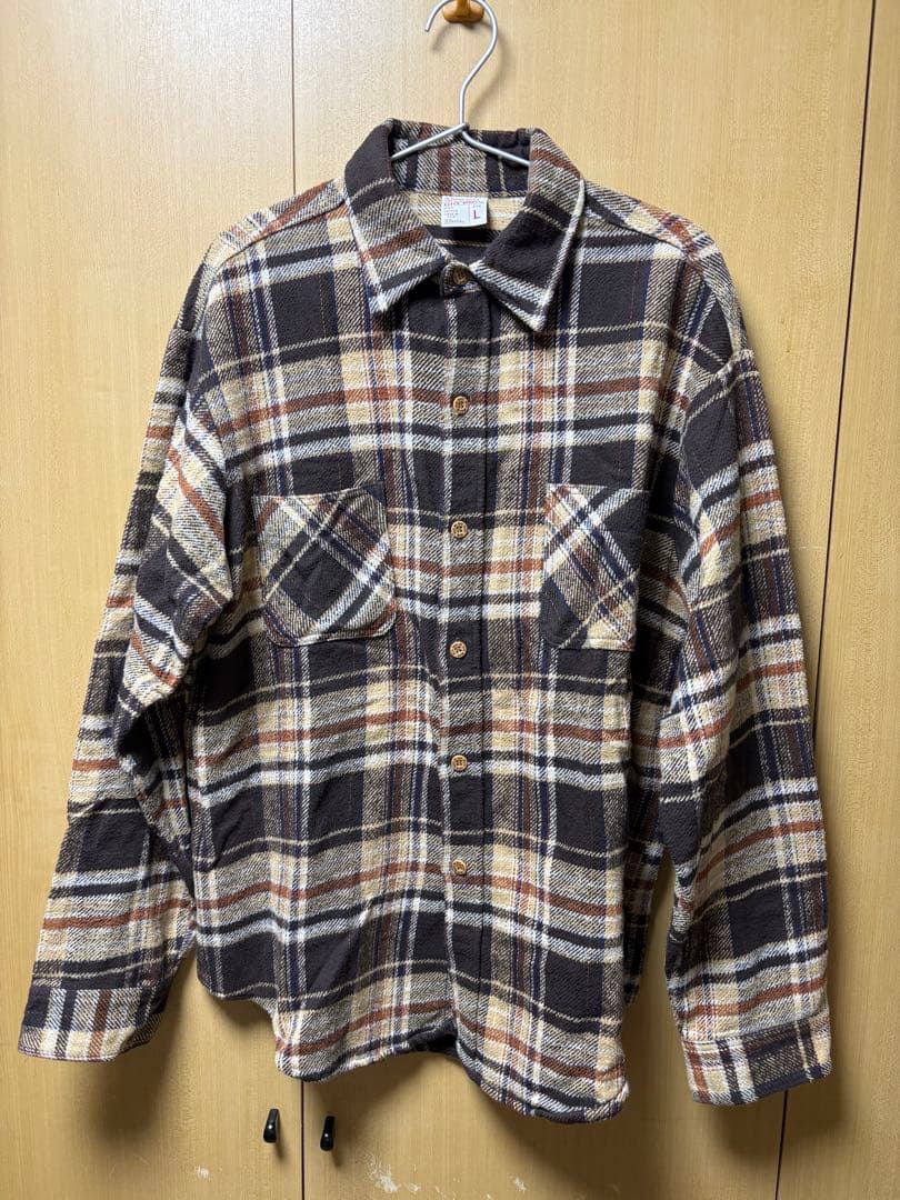 70s BIGMAC ヘビーフランネルシャツ ヘビネル　ネルシャツ　高配色