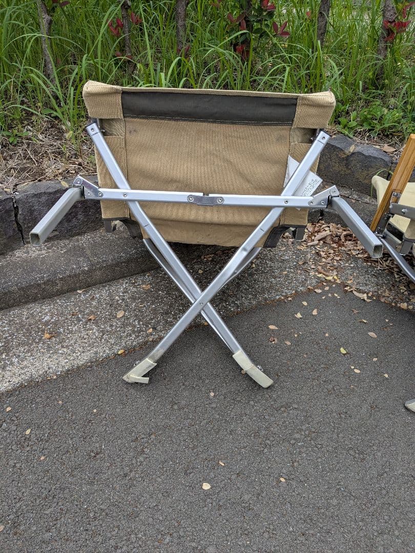 スノーピーク　ローチェア30　カーキ　2脚セット旧タイプ　廃盤品キャンバス