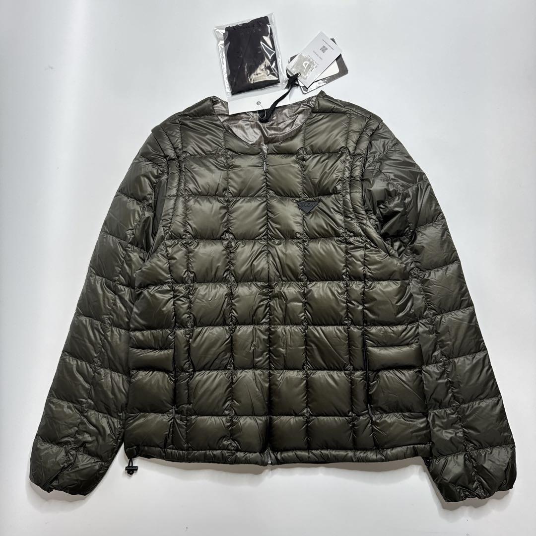 【新品】TAION EXTRA 2wayダウンジャケット　カーキ　L
