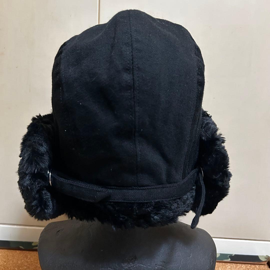 美品 LIMI feu ヨウジヤマモト フライトキャップ ブラック