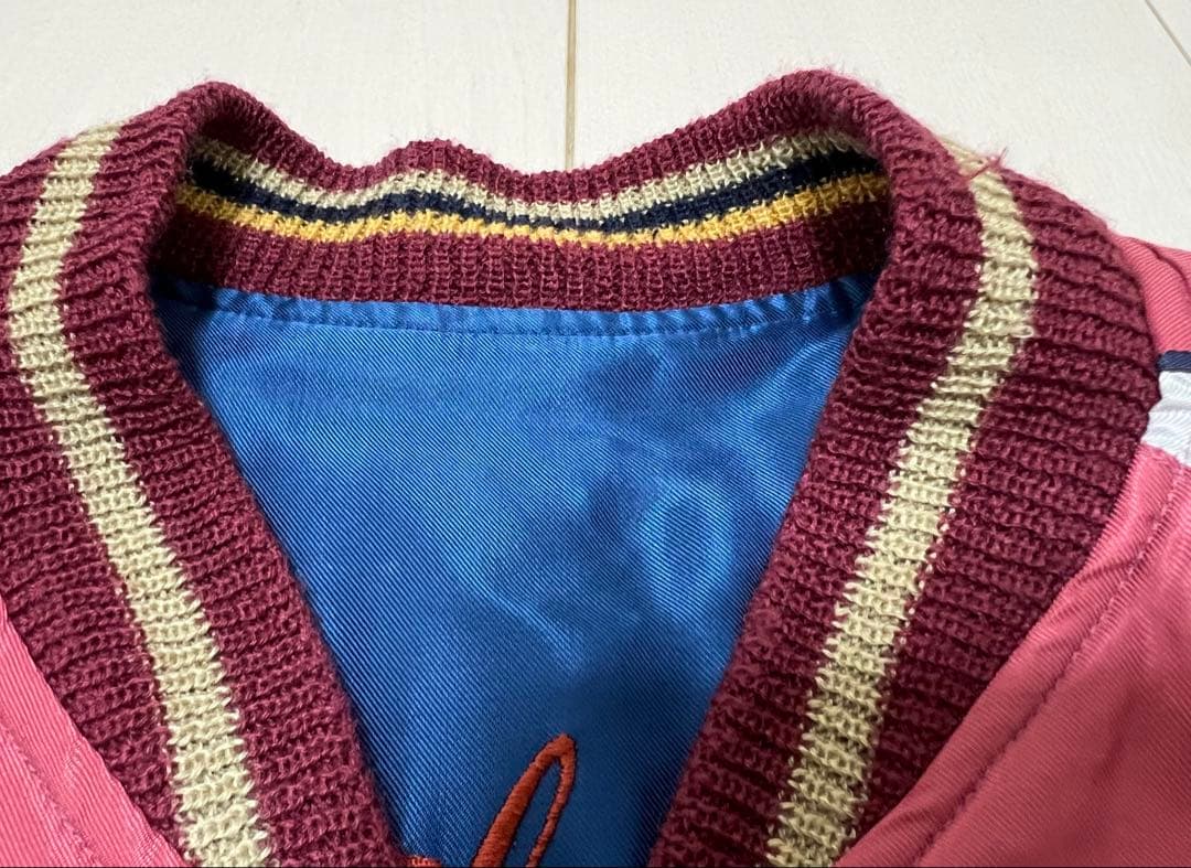 XL テーラー東洋 スカジャン 虎・富士山×自由の女神 スーベニア リバーシブル