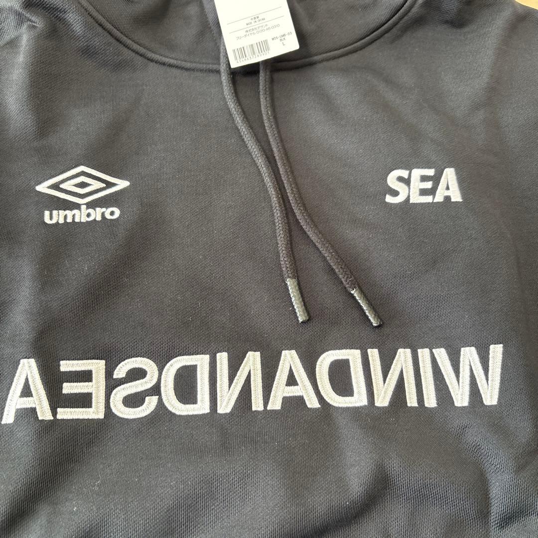 Windandsea UMBRO コラボ フーディー Lサイズ ブラック 新品