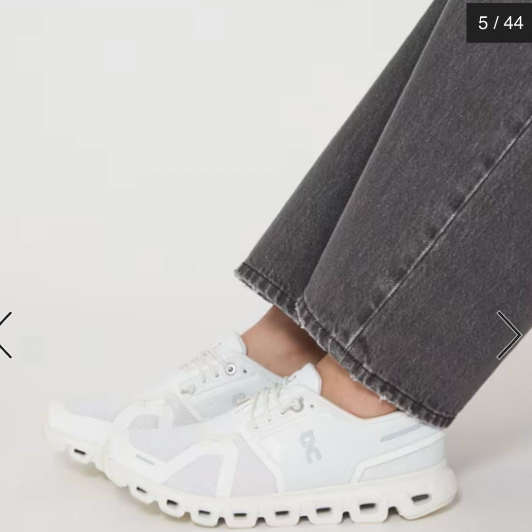 ＜On＞Cloud 6 スニーカー レディース 25cm ホワイト