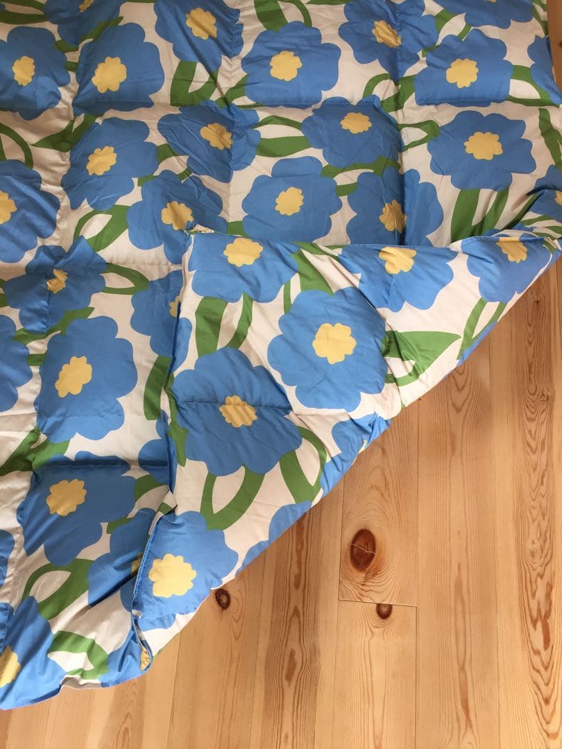 2枚セット【シビラ】羽毛布団　150×210 カラダス　イエロー　ブルー各1枚