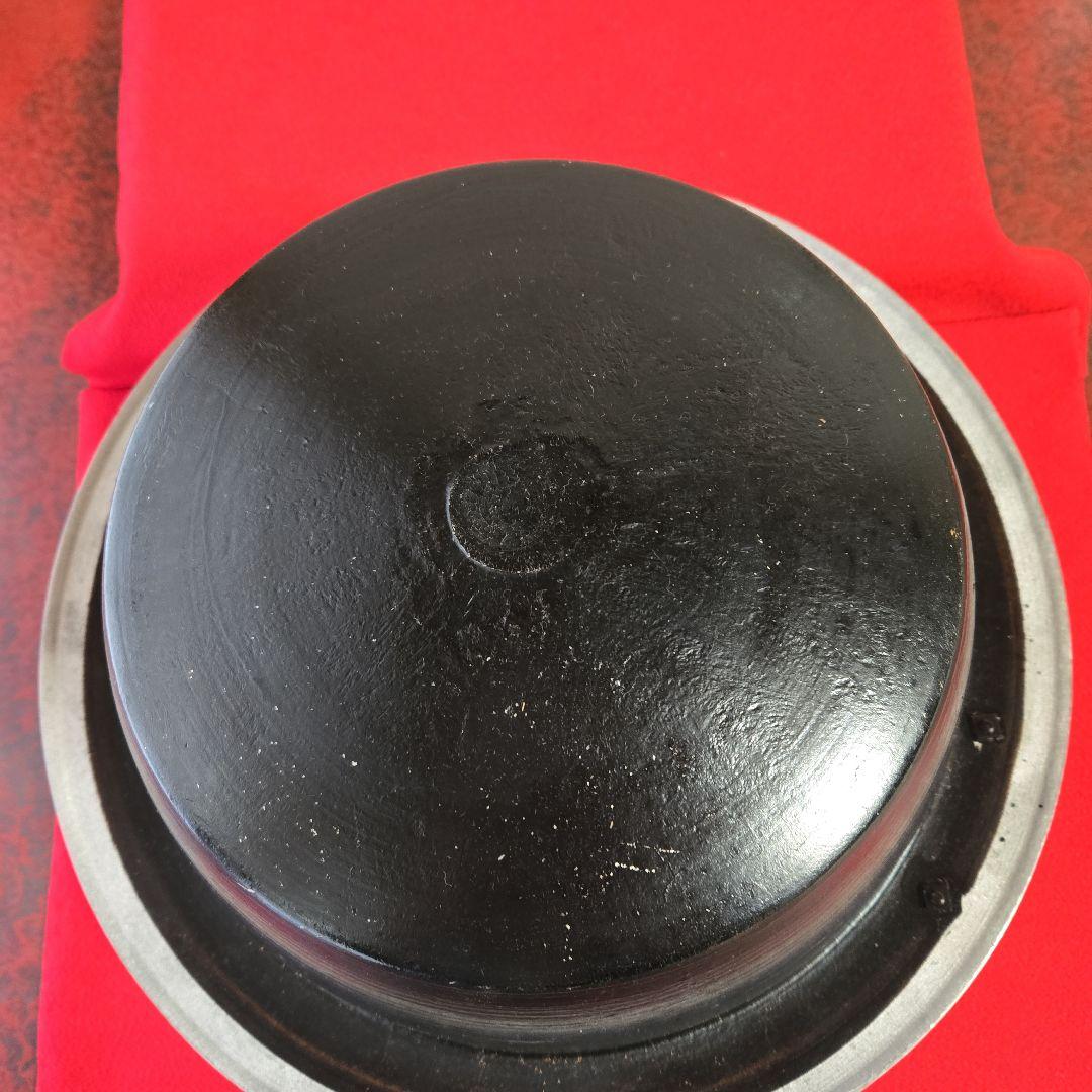 【未使用品】羽釜26cm(2.3升) 　お釜　蓋付き アルミ製　カン付　説明書付