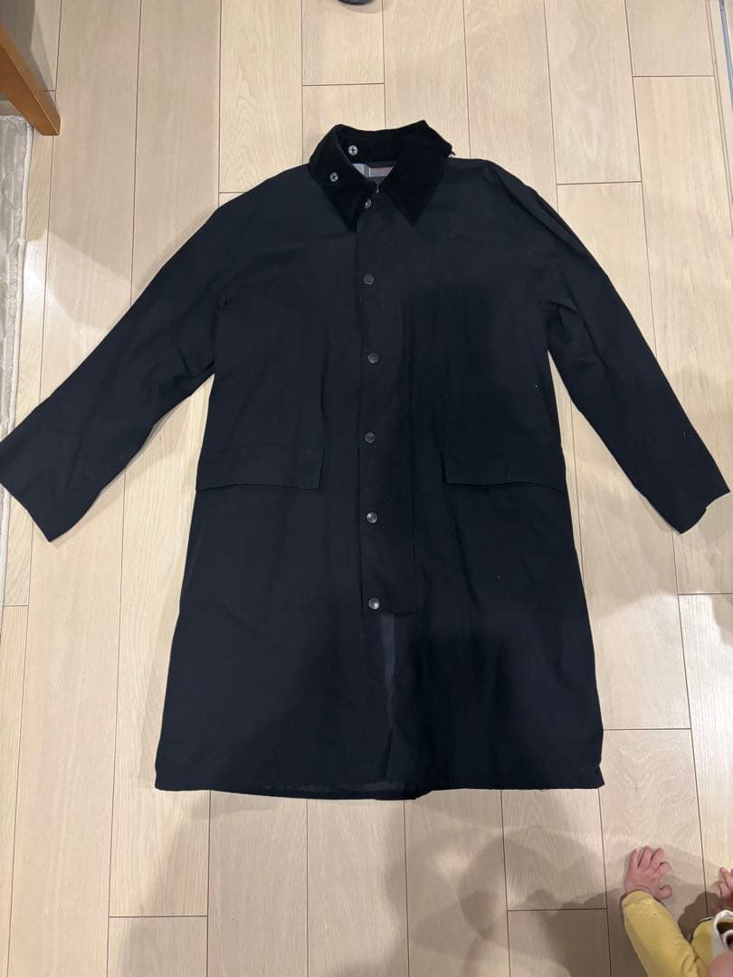 Barbour ステンカラーコート ブラック 40