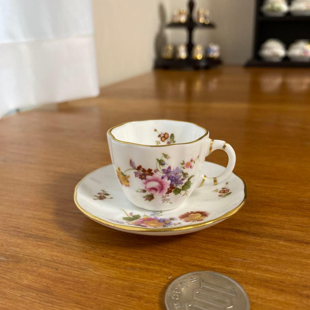 ロイヤルクラウンダービー ダービー ポジー　ミニチュア　ティーセット