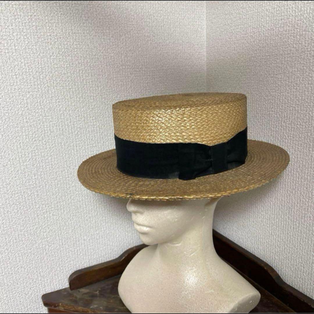 戦前　カンカン帽　麦わら帽子