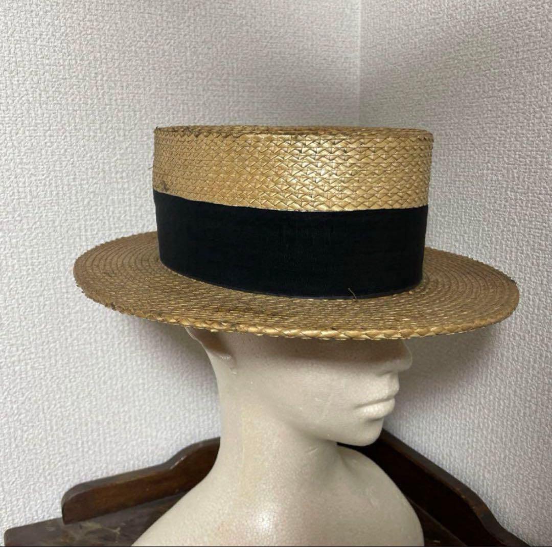 戦前　カンカン帽　麦わら帽子