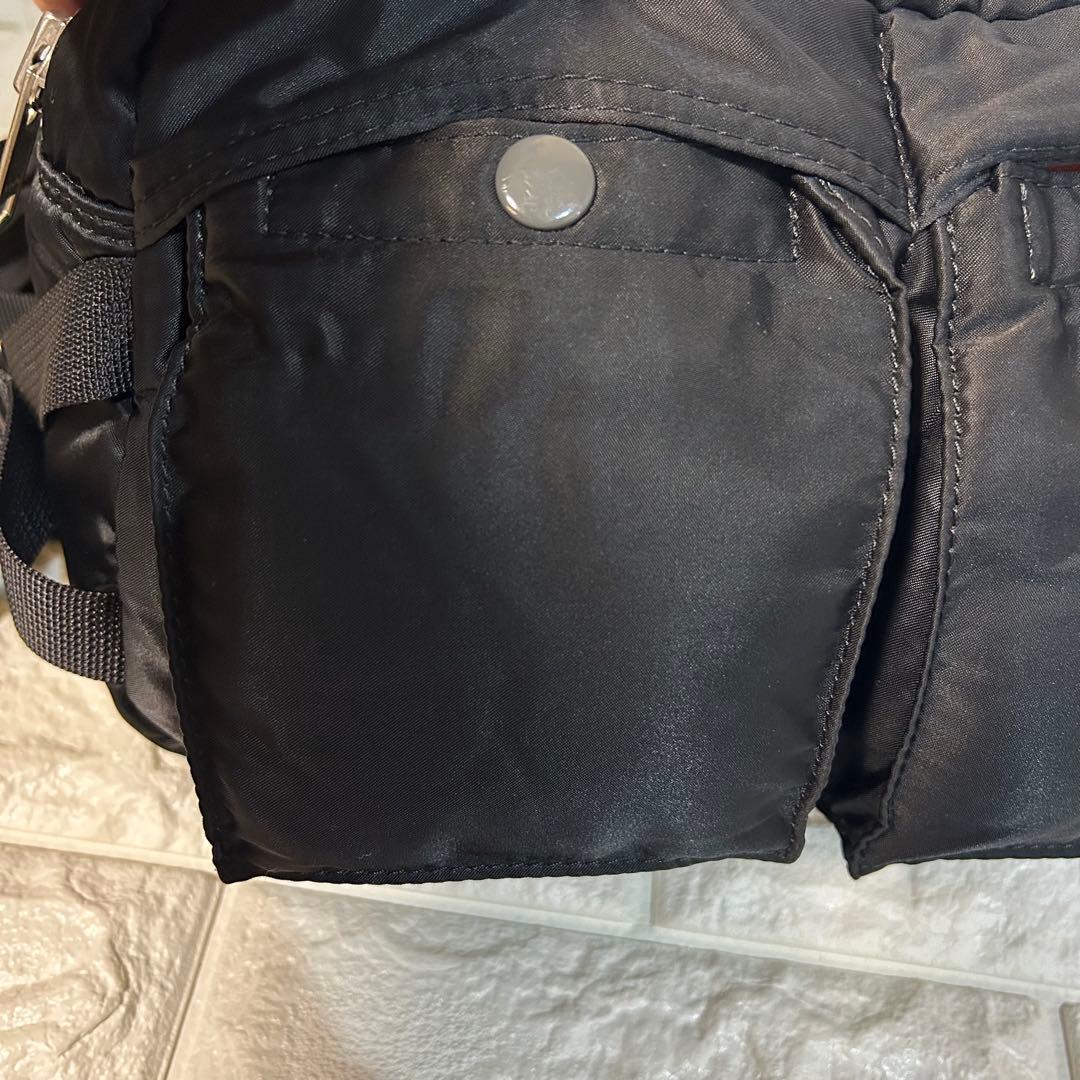 【美品】PORTER タンカー　ウエストポーチ　ボディーバッグ　ブラック