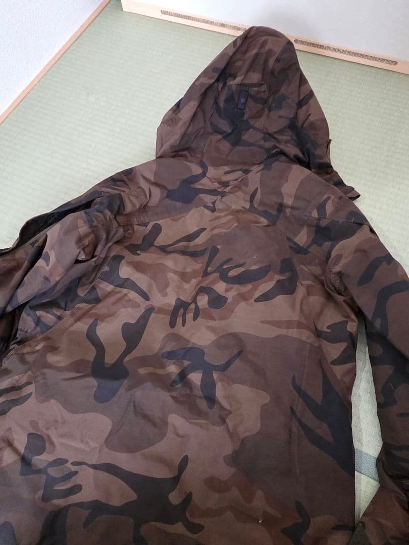 【デサント製】A-SEVEN スノボウェア上下セット L 迷彩 ヒートナビ搭載