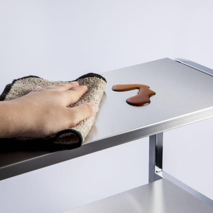 どこでもサポートシェルフ　ステンレス棚どこでもサポートラック 1段デラックス