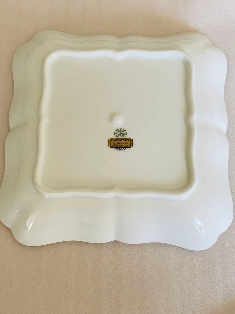 ジノリ イタリアンフルーツスクエア皿