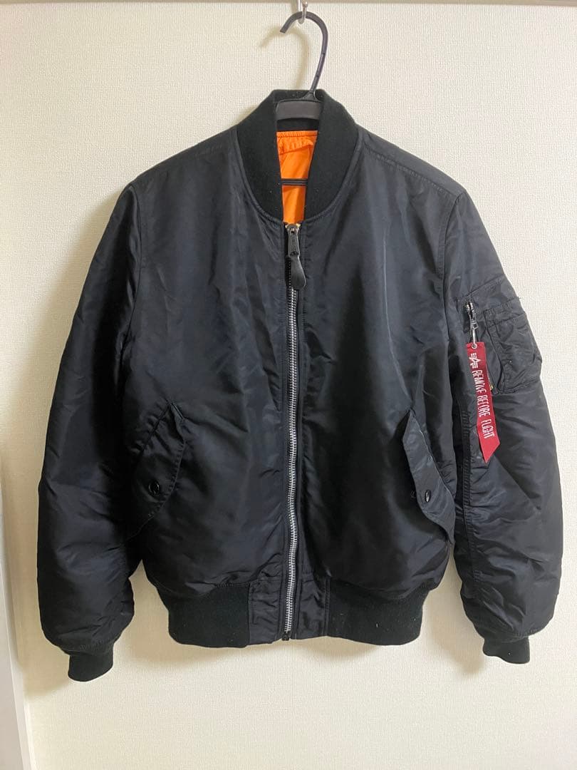 値下げ可能❗️ALPHA INDUSTRIES MA-1ジャケット M 黒