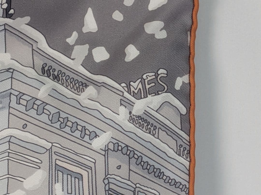 M368 HERMES　エルメス　カレ45 24番地のクリスマス　美品　正規品