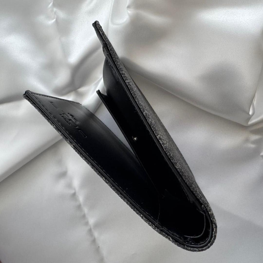 【新品未使用】ETRO エトロ 二つ折り財布 ペイズリー柄 ブラック メンズ