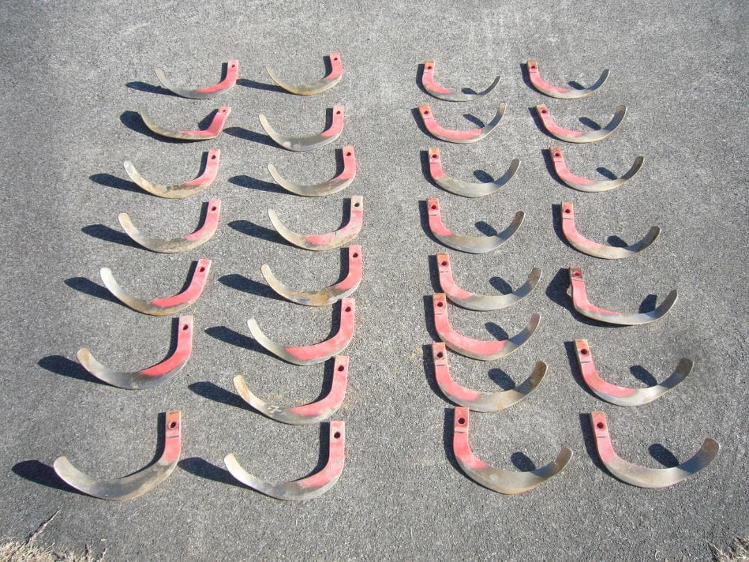 イセキ トラクター 耕うん爪 30枚 TM177 予備 交換用 刃 ジャンク