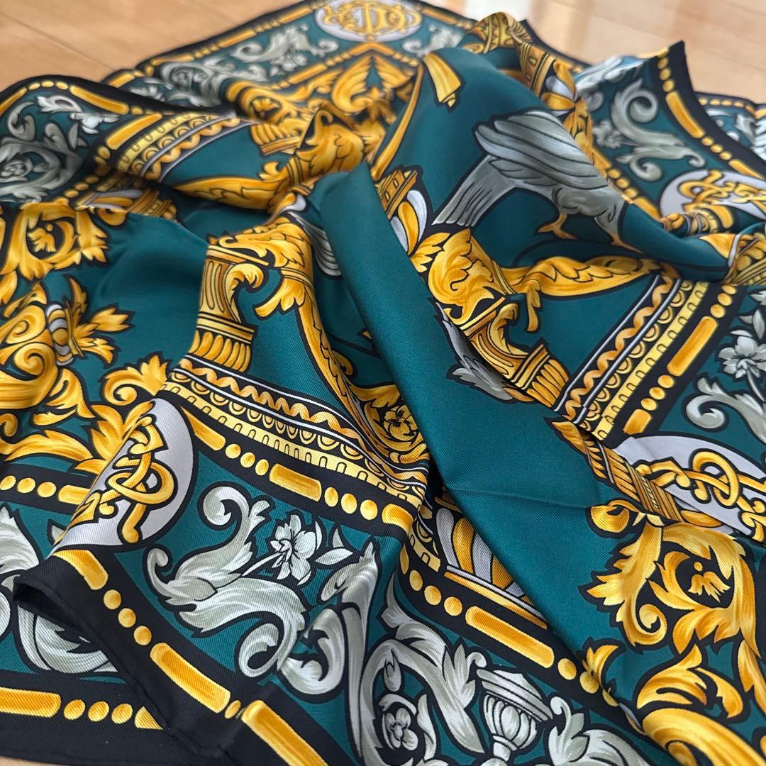 Christian Dior クリスチャンディオール シルク 大判 スカーフ