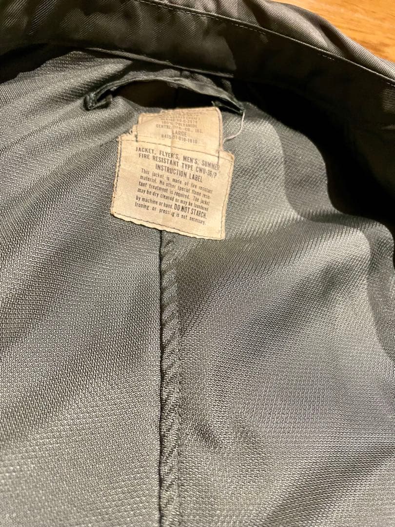 【実物当時物】CWU-36 不燃素材　Lサイズ トムクルーズ