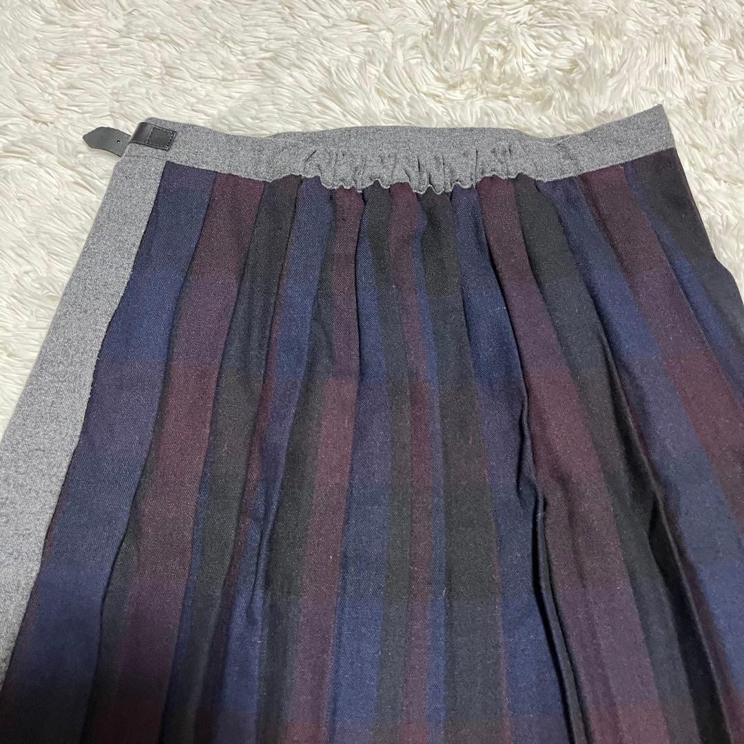 【大きいサイズ】オニールオブダブリン ロングラップスカート ピン付き XL