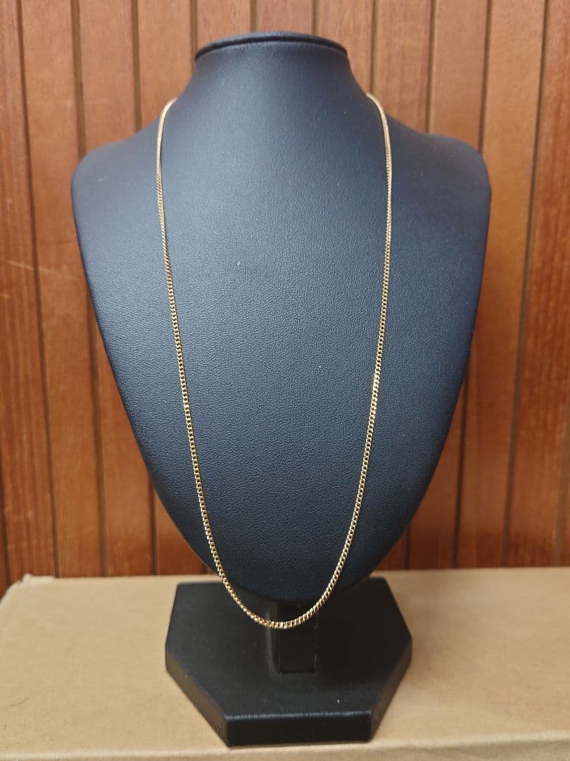 細喜平ネックレス　2面　18金　k18　50cm　 4.5g　造幣局刻印　引き輪