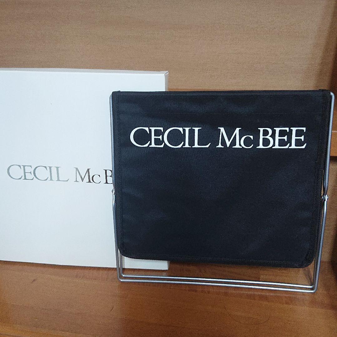 新品未使用品☆CECIL セシルマクビー◆ロゴ入り☆マガジンラック 黒