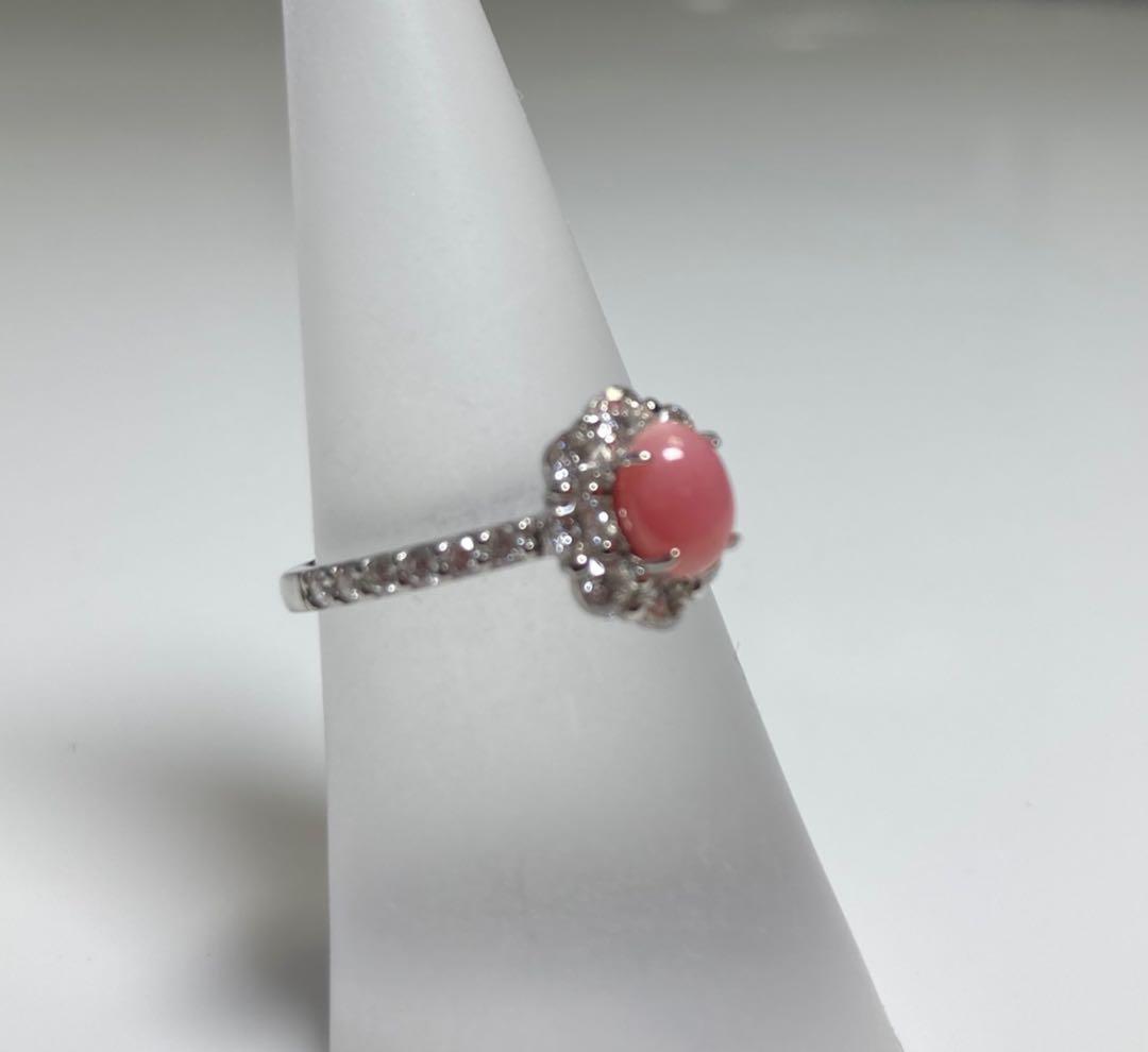 コンクパール　ダイヤモンド　リング