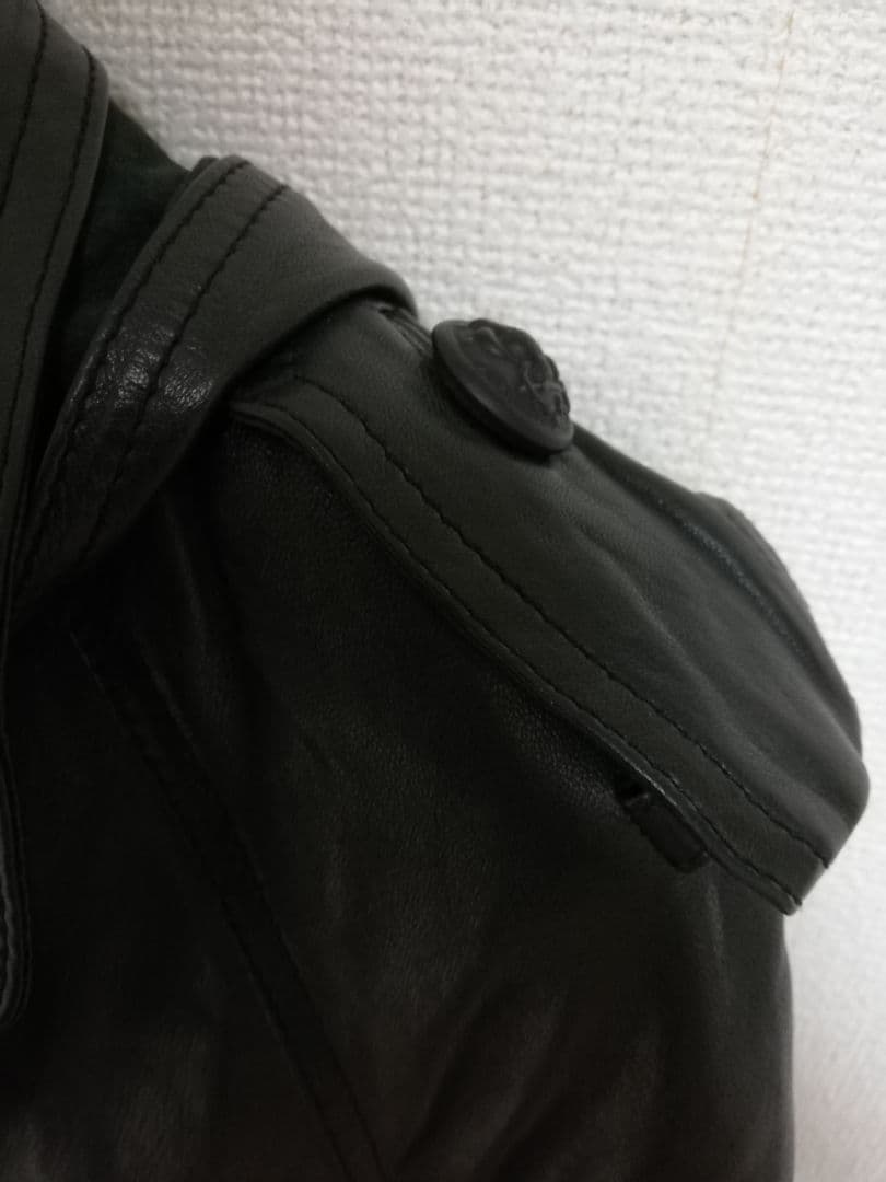 Boy band of outsiders レザートレンチコート