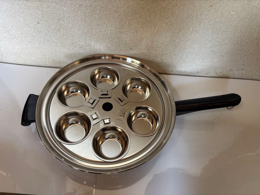 Amway Queen ステンレスソースパン(大)蓋付き、万能カップ、蒸し器