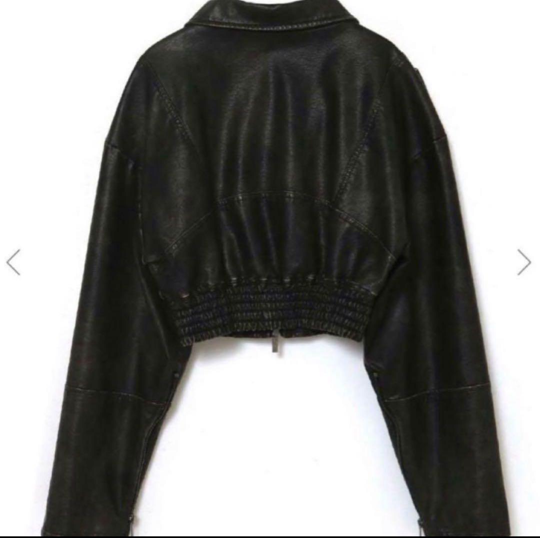 MELTTHELADY メルトザレディ fake leather jacket