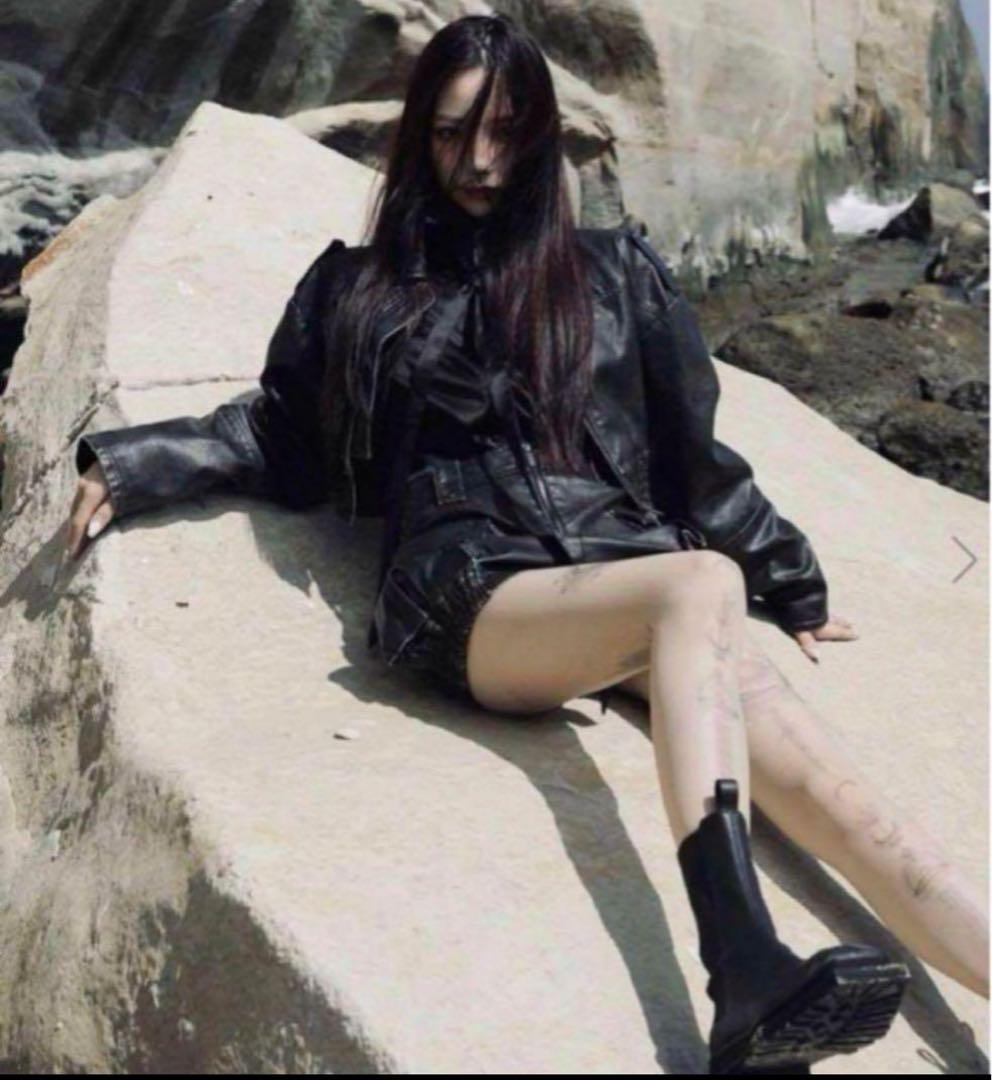 MELTTHELADY メルトザレディ fake leather jacket