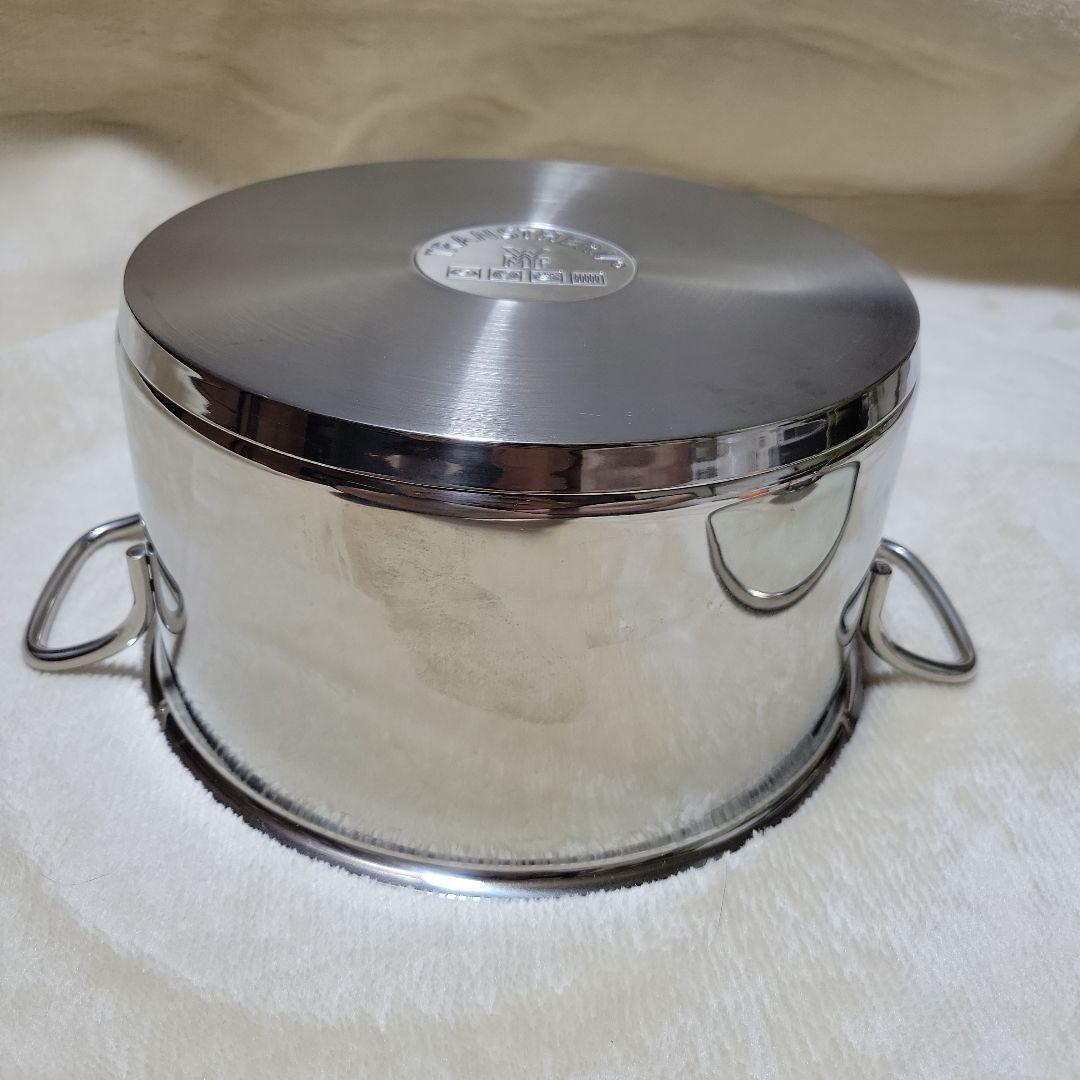 WMF TRANSTHERM 蓋つき両手鍋 24cm ステンレス IH対応