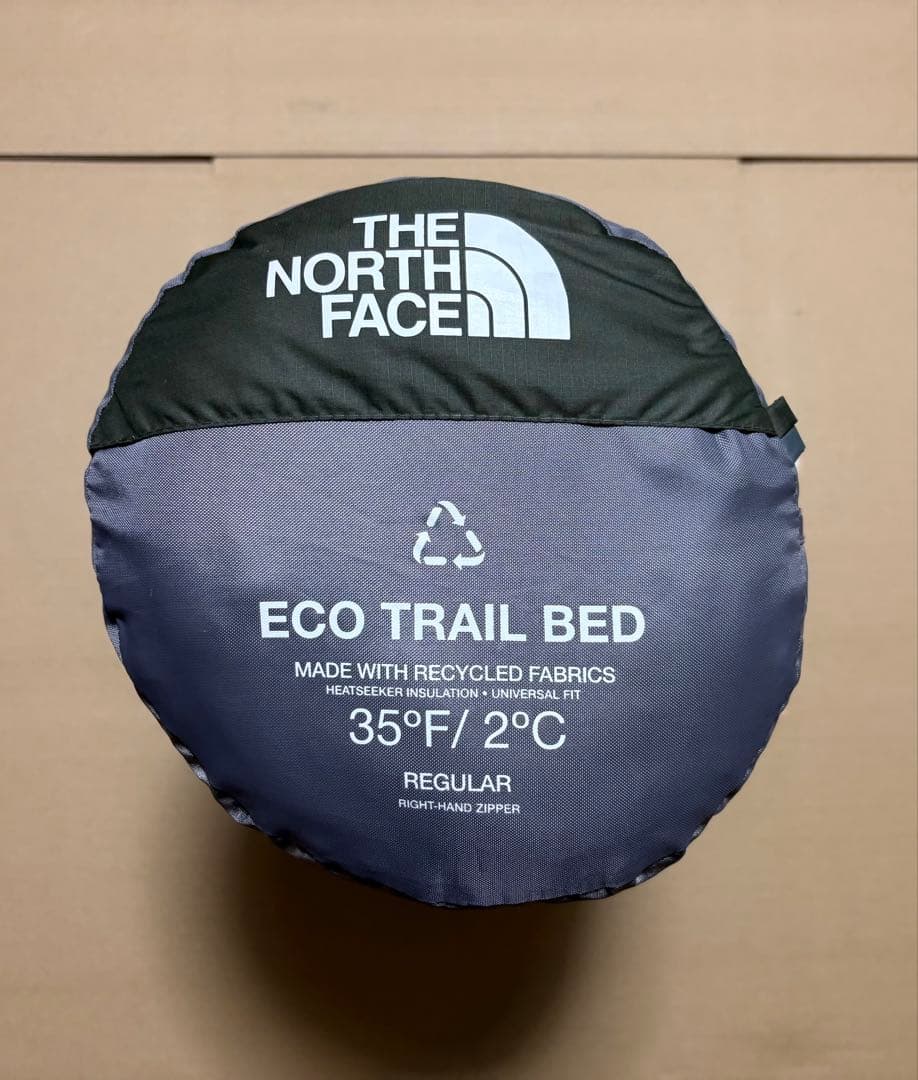 【新品未使用】ノースフェイス 寝袋・シュラフ封筒形　エコトレイルベット2