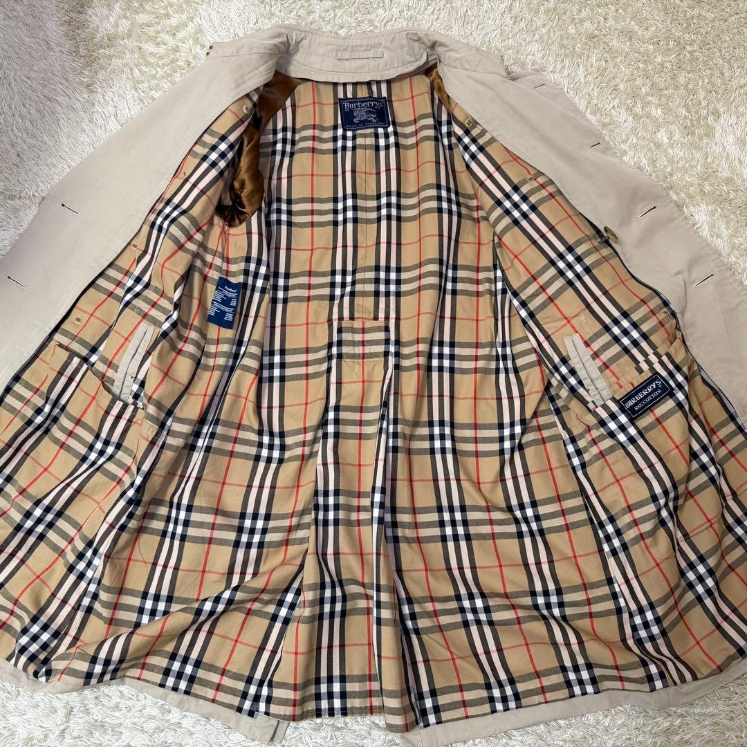 ☆良品☆バーバリー　トレンチコート　ダブル　イングランド　ベージュ　44S