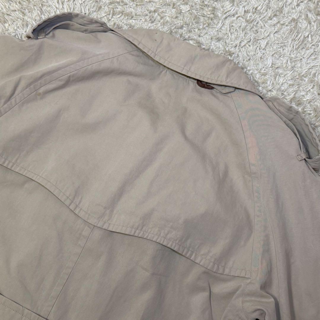 ☆良品☆バーバリー　トレンチコート　ダブル　イングランド　ベージュ　44S