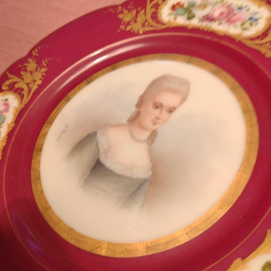 セール　セーブルスタイル　婦人　22cmプレート