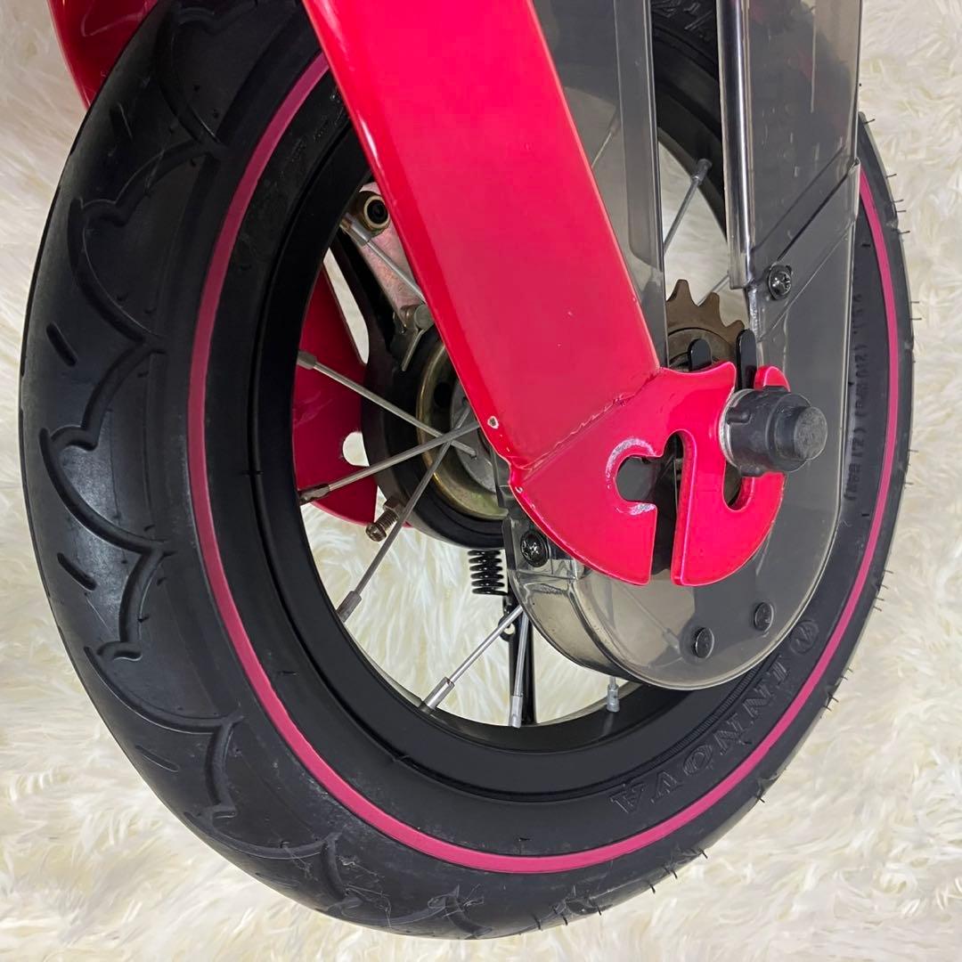 【極美品】へんしんバイク 12インチ ピンク スタンド付