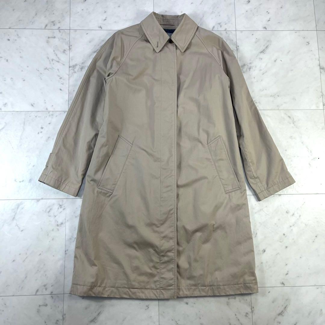 マーガレットハウエル ステンカラーロングコート サイズ1 ウール裏地 ベージュ